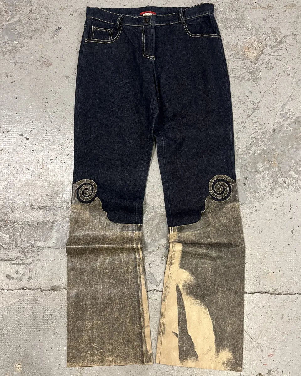 Vivienne Tam Spirical Cavalier Jeans (S) zKtUzmL 3