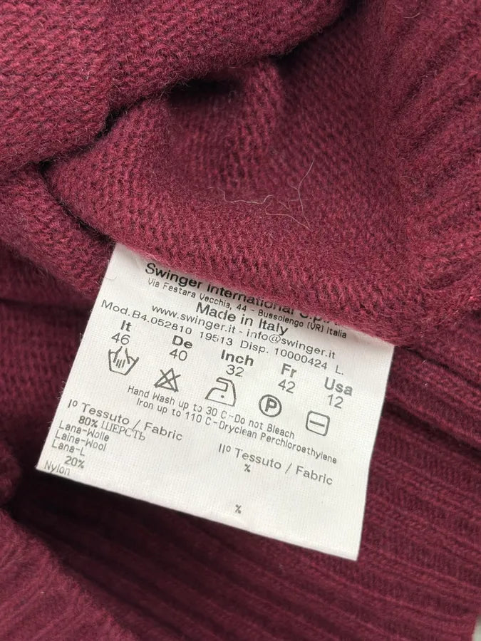 Vivienne Westwood Bordeaux Wool Cropped Sweater zjlkvAP 7