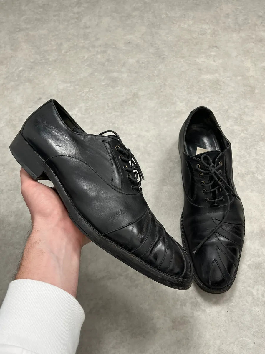 Vivienne Westwood UK Black Leather Derbys Shoes XEmtqdv 0