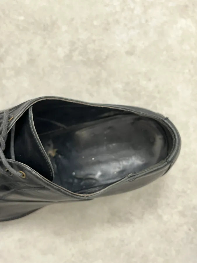 Vivienne Westwood UK Black Leather Derbys Shoes XEmtqdv 7