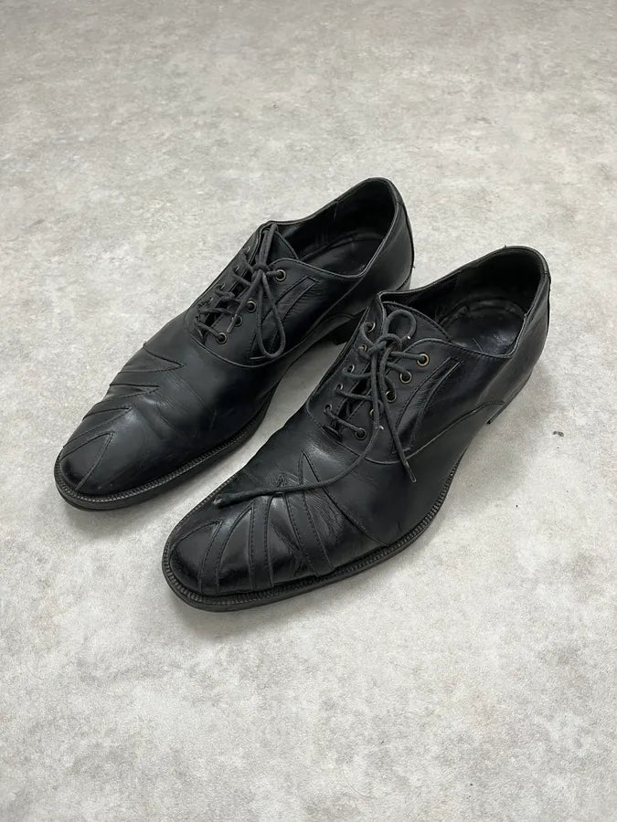 Vivienne Westwood UK Black Leather Derbys Shoes XEmtqdv 2