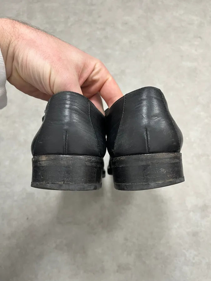 Vivienne Westwood UK Black Leather Derbys Shoes XEmtqdv 4