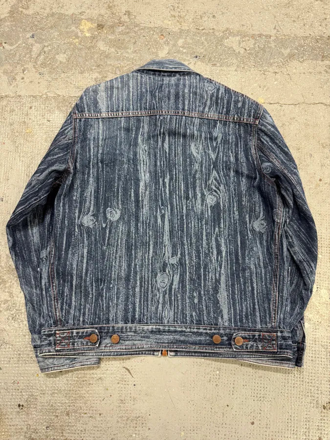 Vivienne Westwood Wood Print Denim Jacket LBipMfl 4