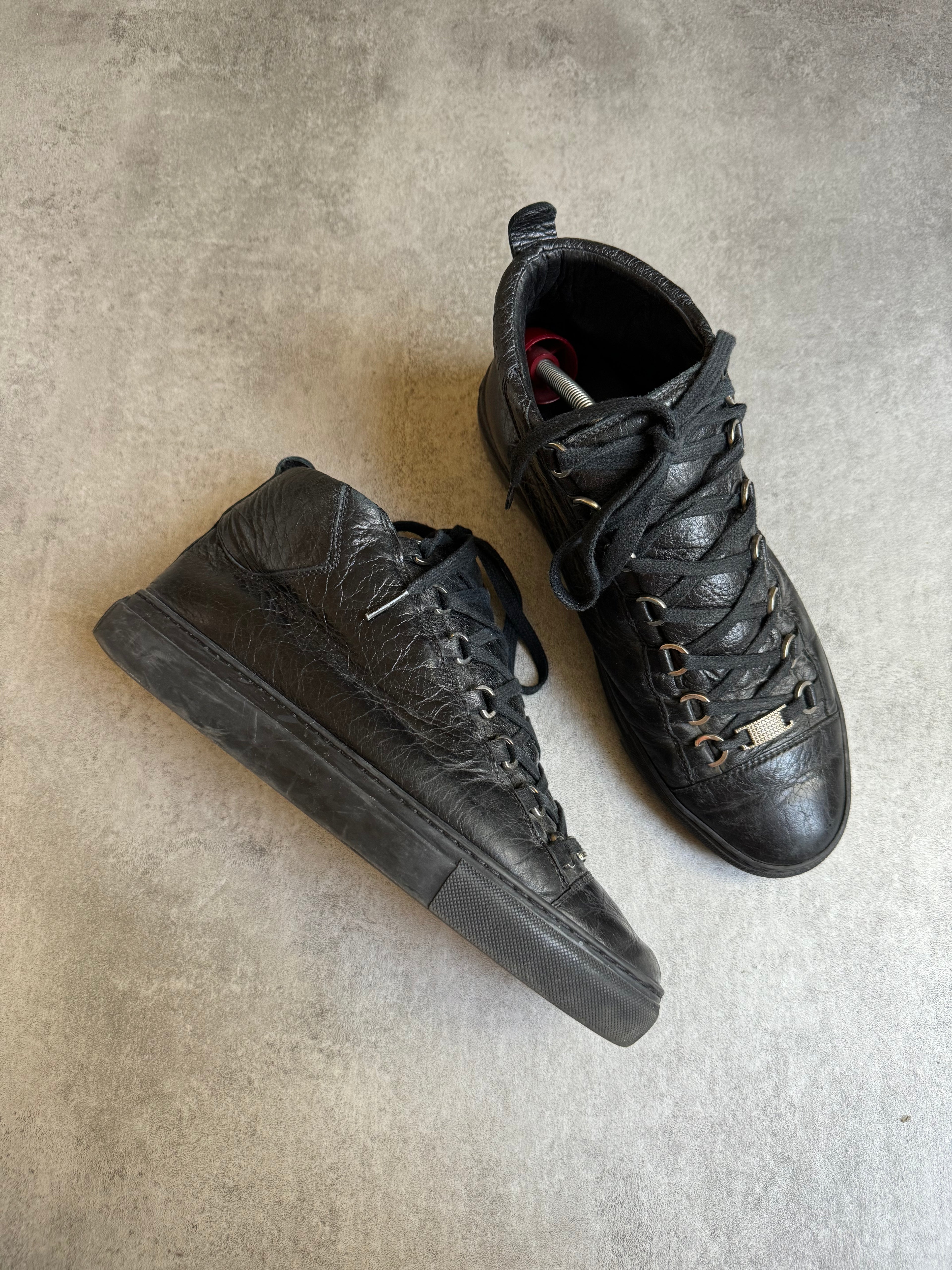 Balenciaga Arena High Black Leather (41) - 5