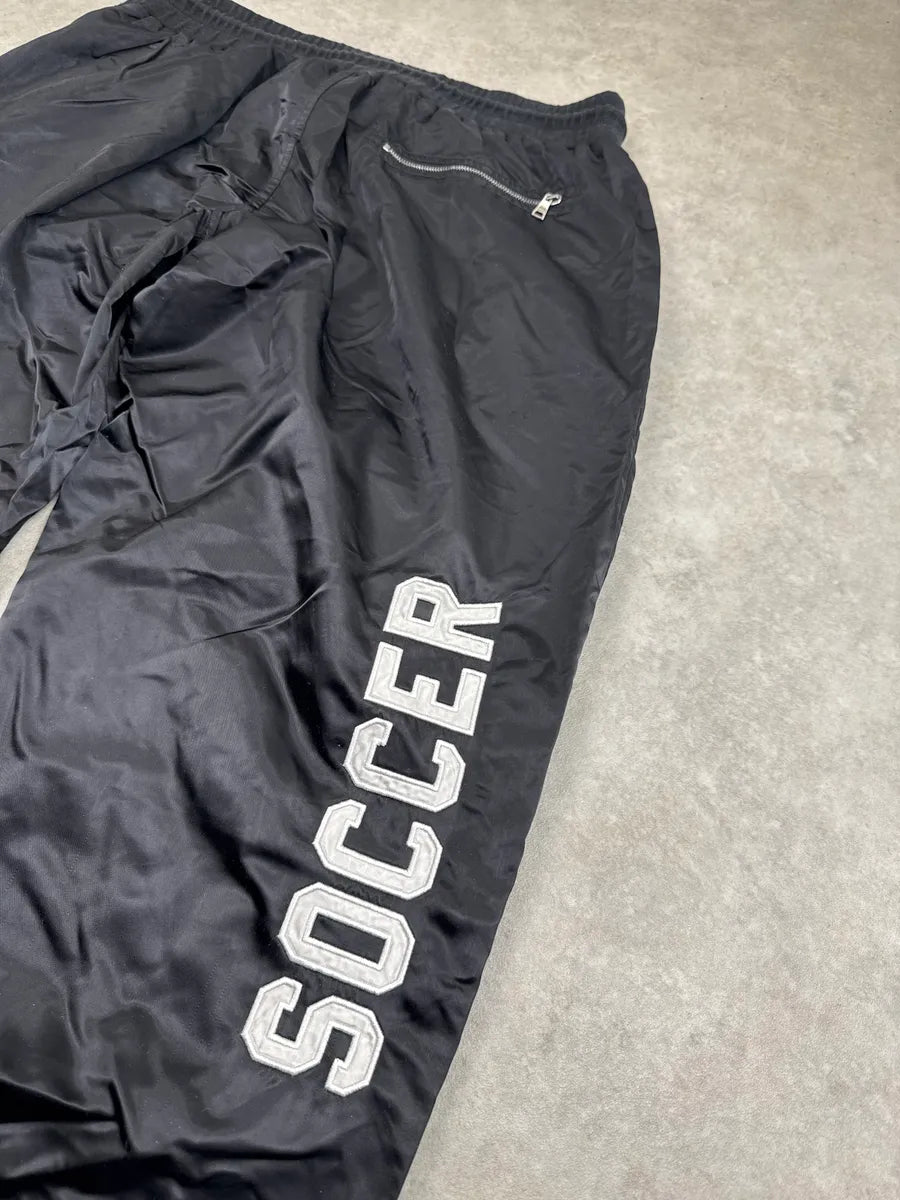 2000s Dolce & Gabbana Black Nylon 62 Soccer Track Pants vlvBfAUX 11