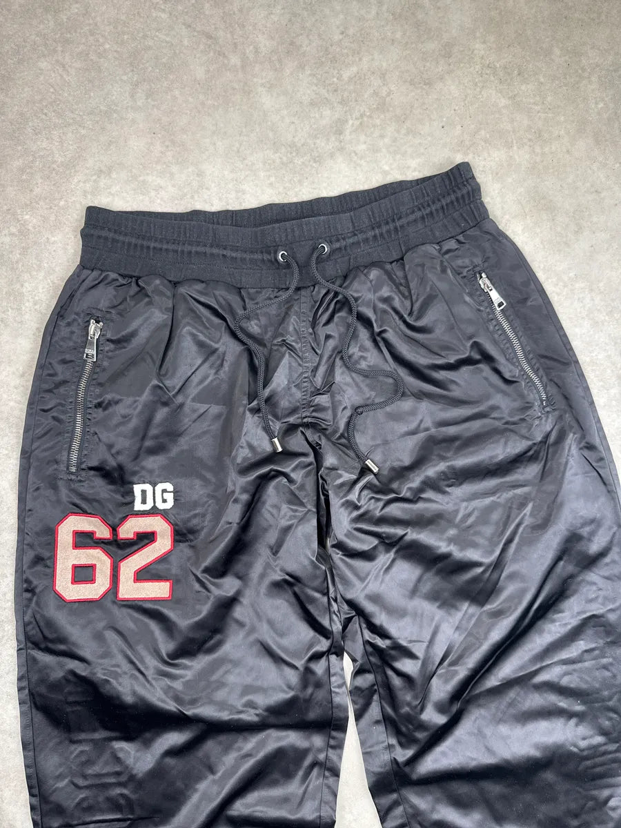 2000s Dolce & Gabbana Black Nylon 62 Soccer Track Pants vlvBfAUX 6