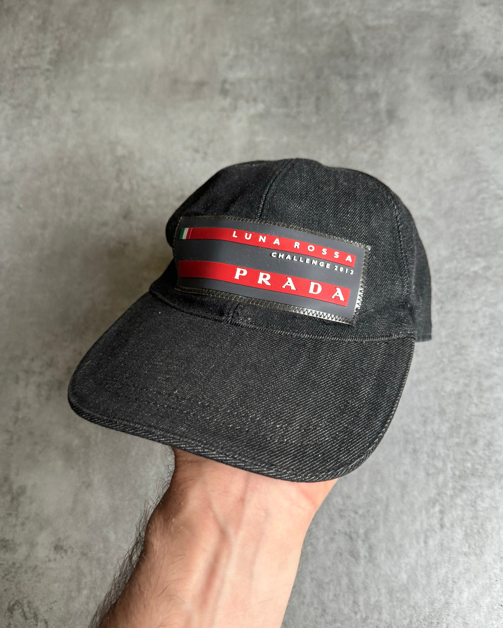 Prada Luna Rossa Denim Cap Challenge 2013 (OS) - 1