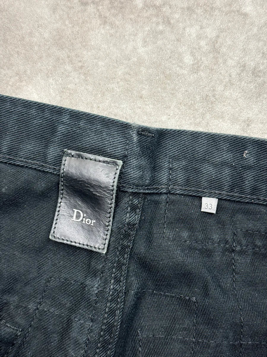 SS2006 Dior Black Patchwork Multi-Pocket Pants by Hedi Slimane vvvEmRml 11