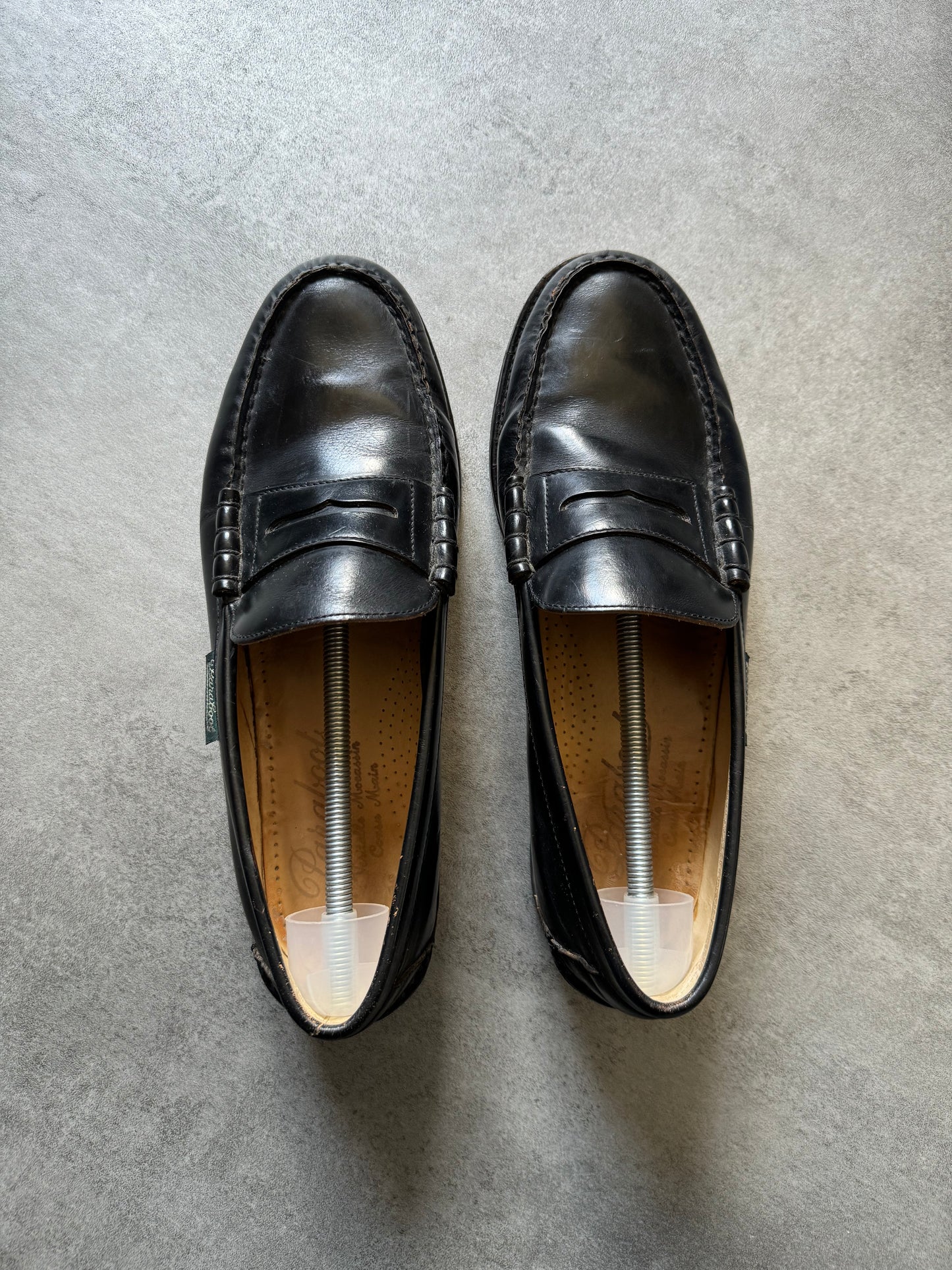 Paraboots Black Leather Loafers  (43) - 2