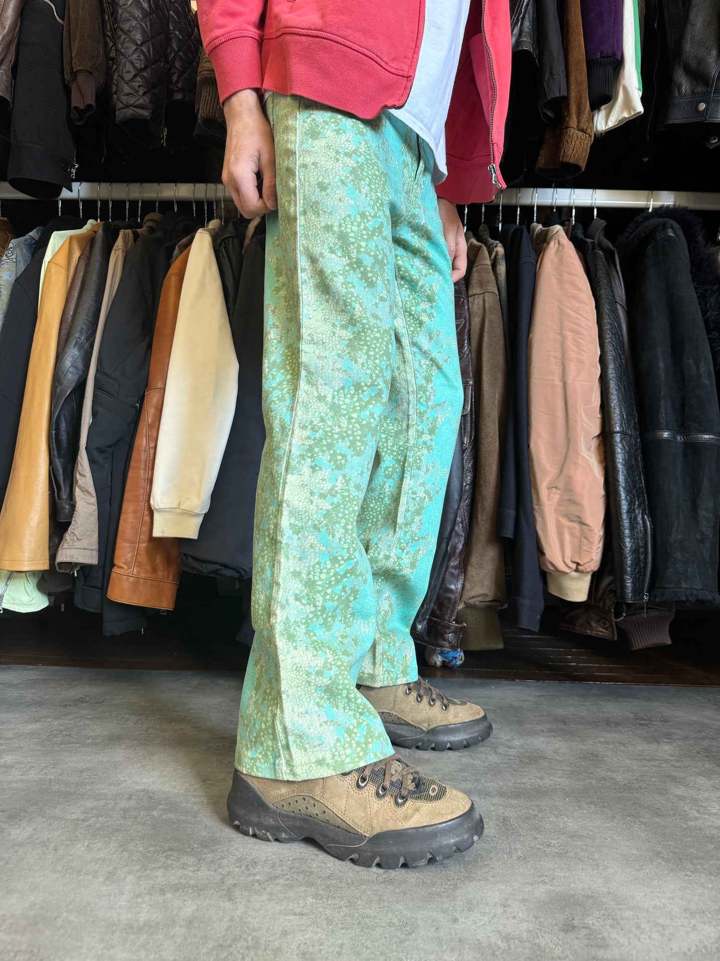 2000s Cavalli Aqua Nenuphare Pants (M) - 5