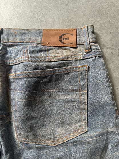 2000s Cavalli Trompe L'Oeil Denim Pockets Pants (M) - 7
