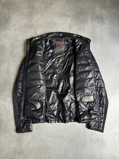 AW2009 Prada Light Tactical Black Puffer Jacket (L) - 4