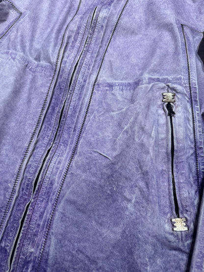 Isaac Sellam Versatil Reversible Purple Rain Avant Garde Leather Jacket (S/M) - 17