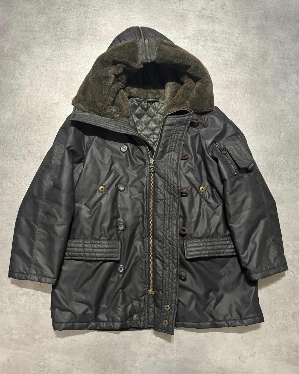 1990s Emporio Armani M1 Type Aviator Bomber Jacket (L) - 3