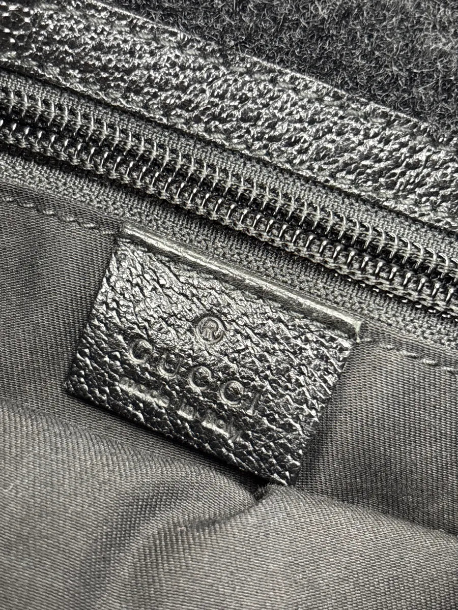 Gucci Black Canvas GG Monogram Crossbody Bag wEWQOLId 12