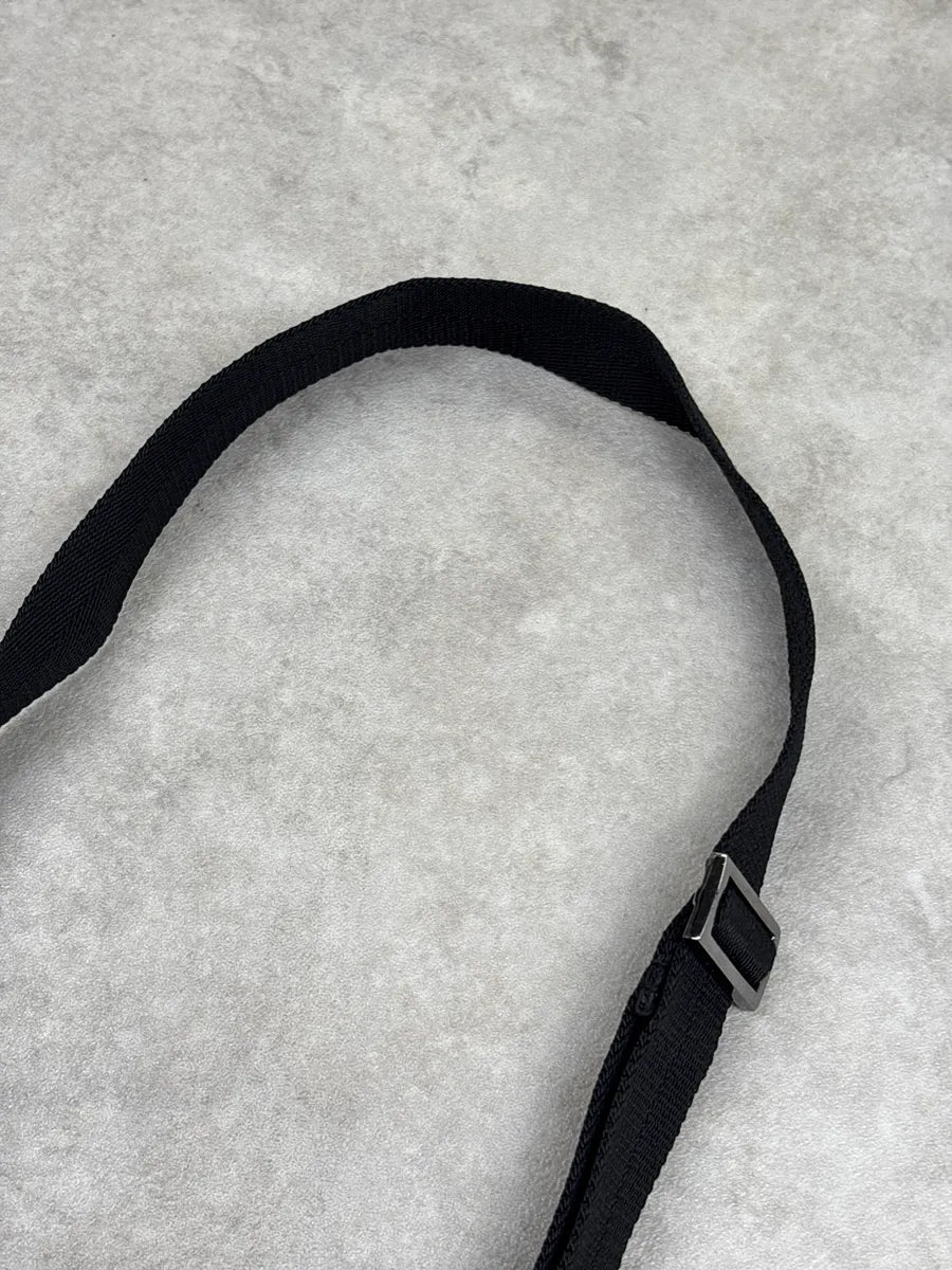 Gucci Black Canvas GG Monogram Crossbody Bag wEWQOLId 6
