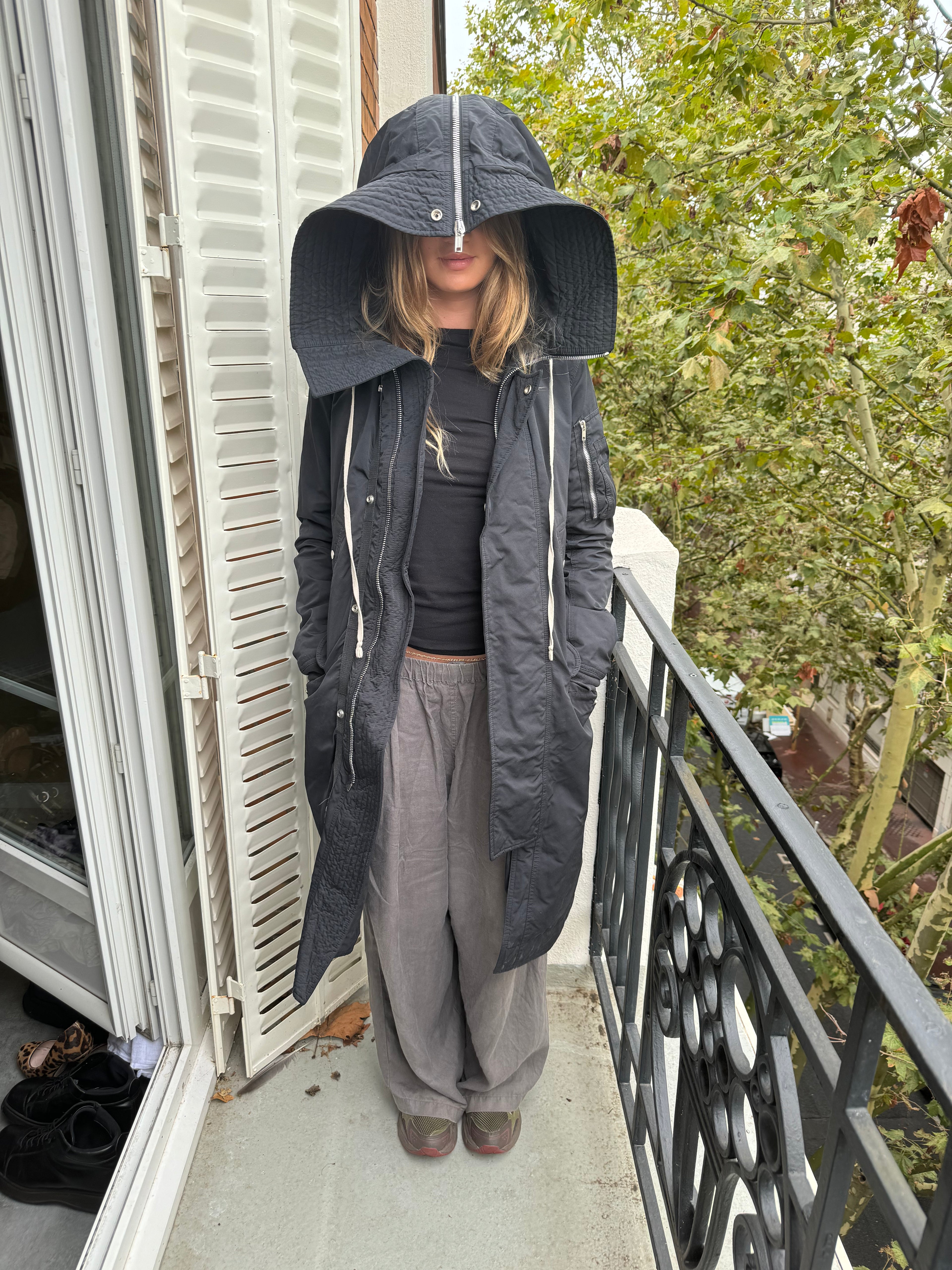 SS2018 Rick Owens DRKSHDW Black Parka Jacket – Dolce Vita Hub