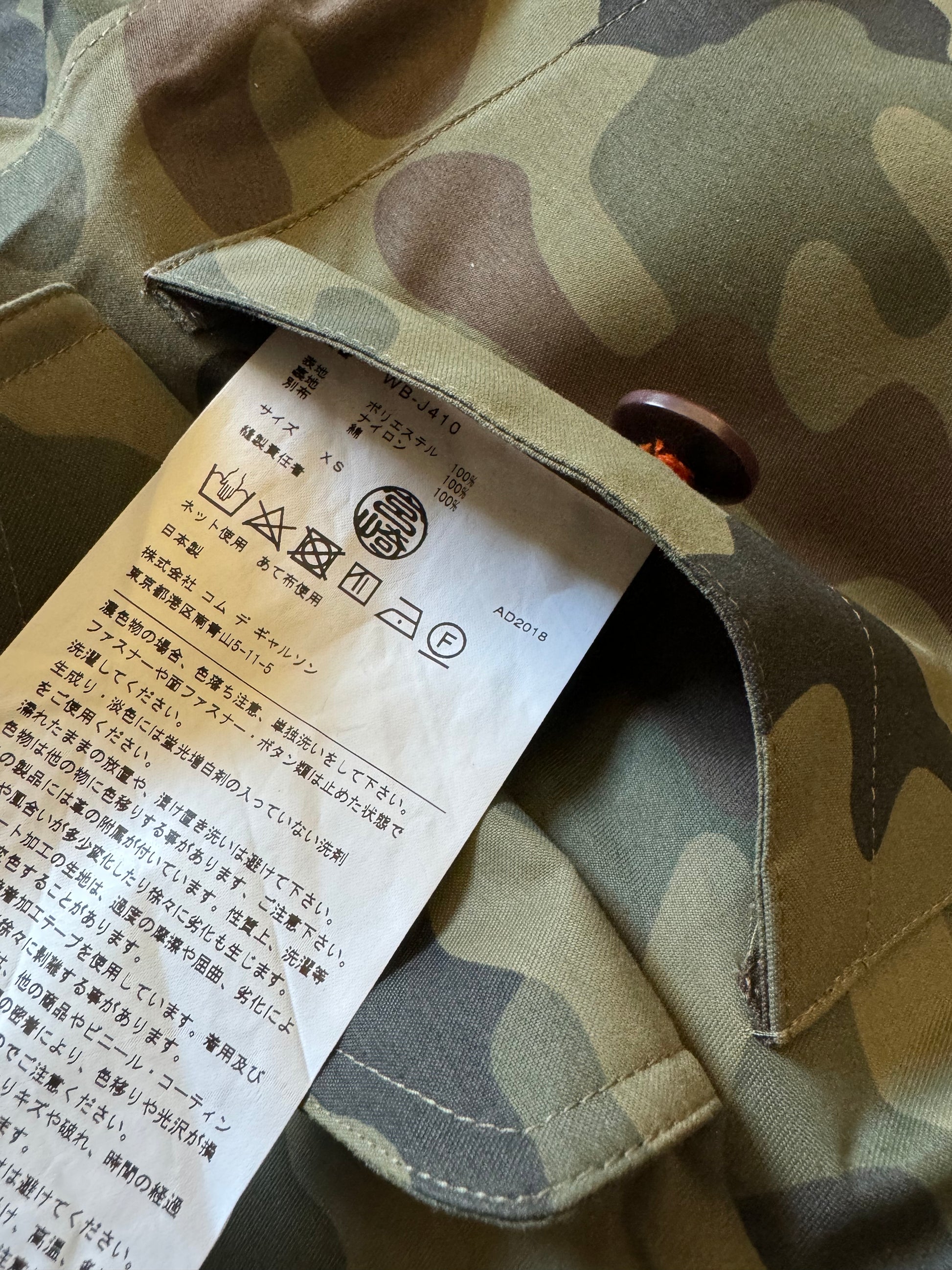 AW2018 Junya Watanabe Comme des Garçons Camo Utility Jacket (S) - 7