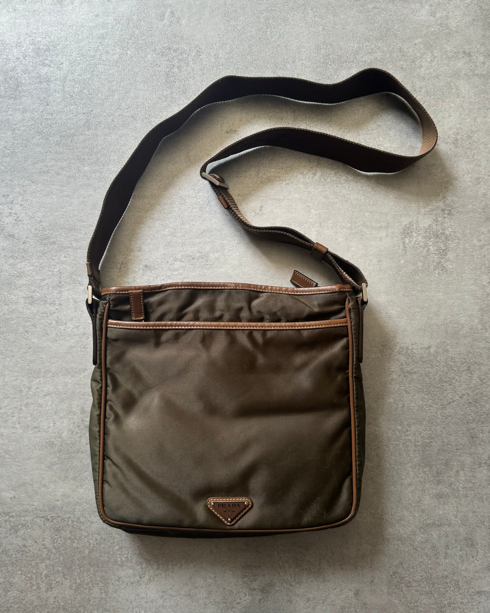 Prada Olive Shoulder Bag  (OS) - 1