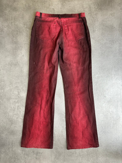 AW2003 Roberto Cavalli Red Devil Harmony Pants (M) - 4