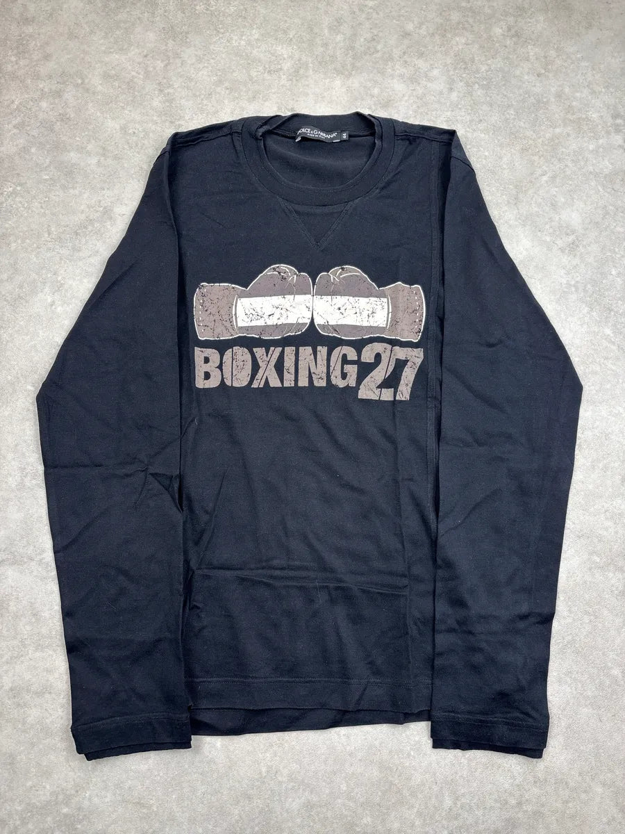 2000s Dolce & Gabbana Black Boxing27 Longsleeve  wTYeOhTI 0