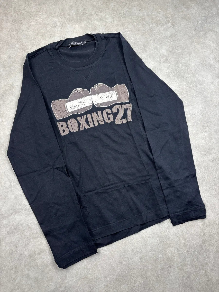 2000s Dolce & Gabbana Black Boxing27 Longsleeve  wTYeOhTI 4