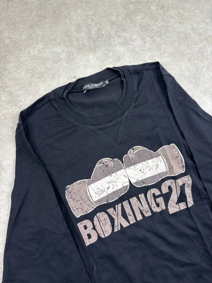 2000s Dolce & Gabbana Black Boxing27 Longsleeve  wTYeOhTI 5