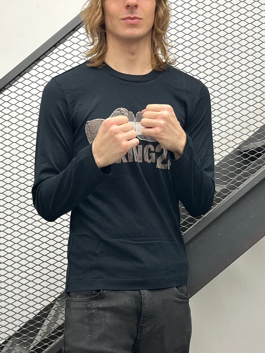 2000s Dolce & Gabbana Black Boxing27 Longsleeve  wTYeOhTI 2