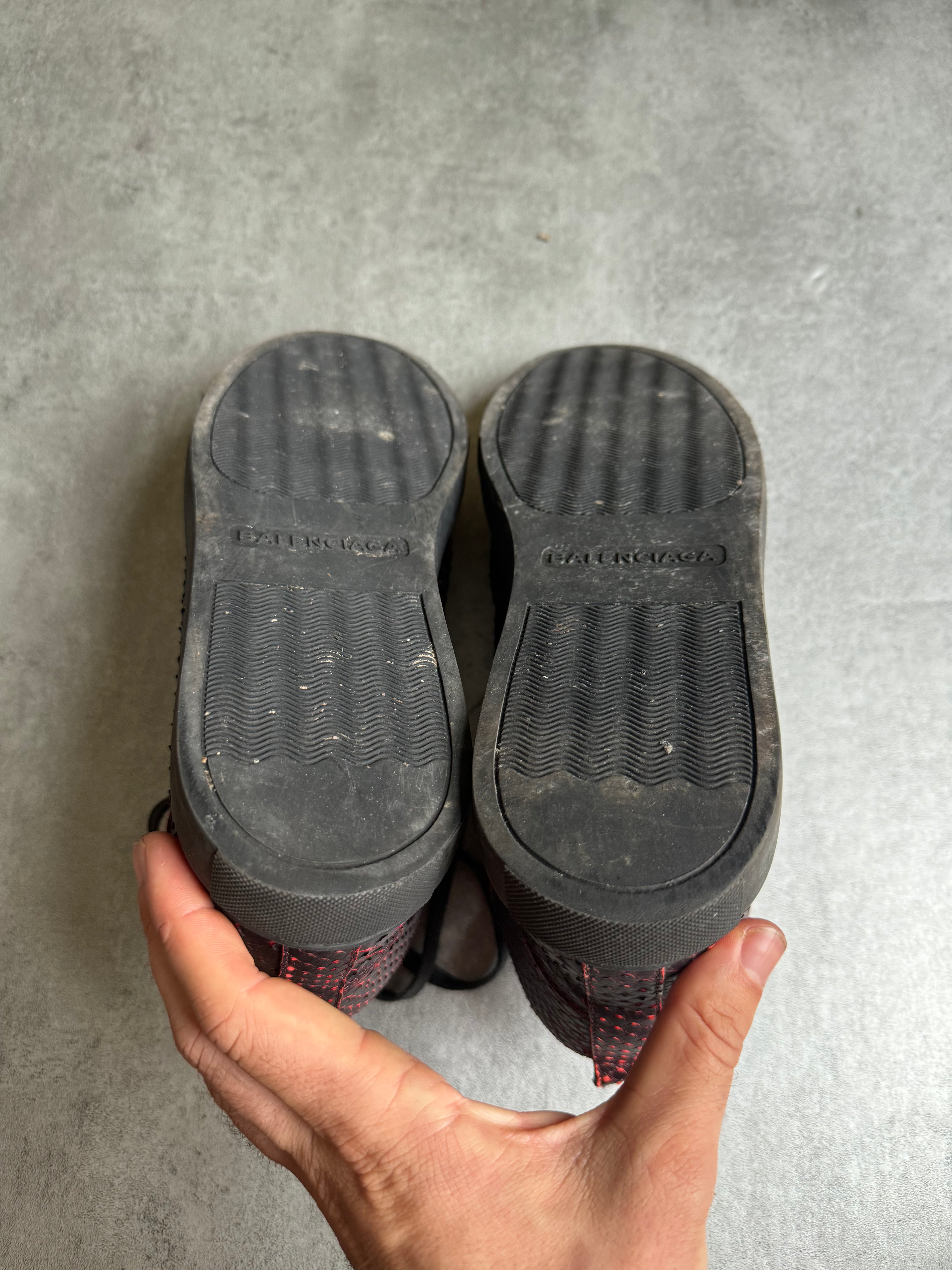 2014 Balenciaga Arena High Red Python Shell Effect  (43) - 3