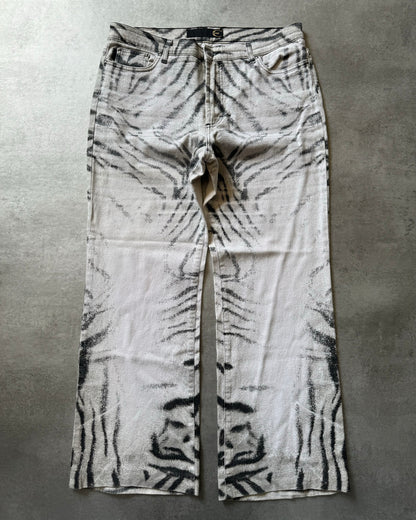 SS2002 Cavalli Zebra Savage Pants  (M) - 1