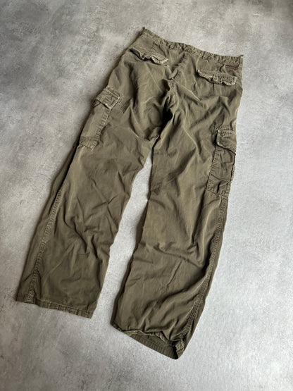 SS2007 Prada Sport Olive Military Cargo Pants  (S) - 4