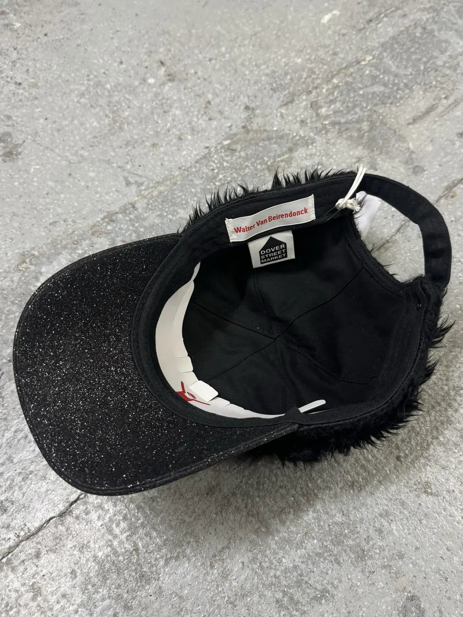 Walter Van Beirendonck Black Plushed Wild Cap – Dolce Vita Hub