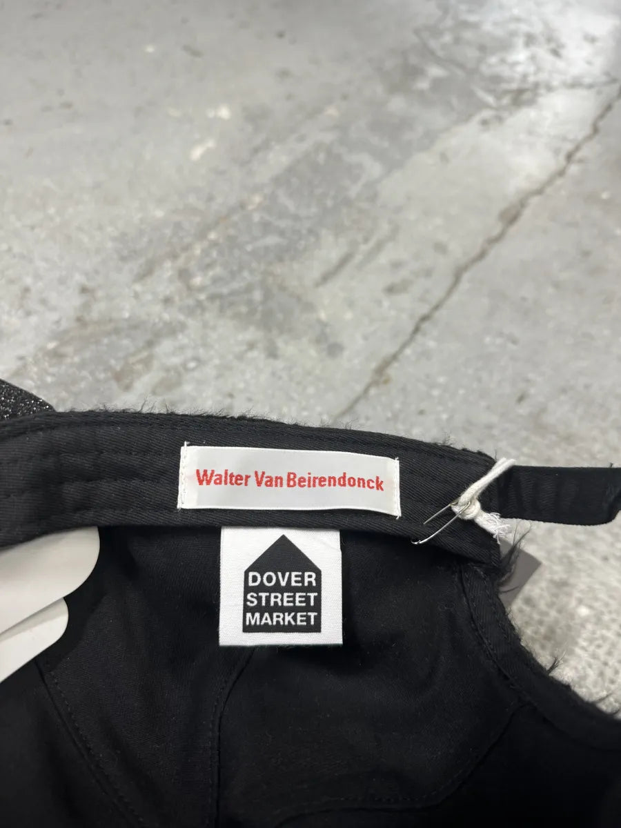 Walter Van Beirendonck Black Plushed Wild Cap (OS) gtLfSrb 9