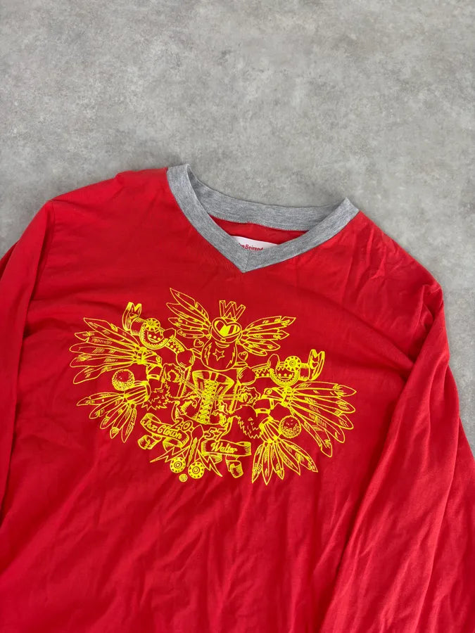 Walter Van Beirendonck Red Eagle Longsleeve mUmchRh 3