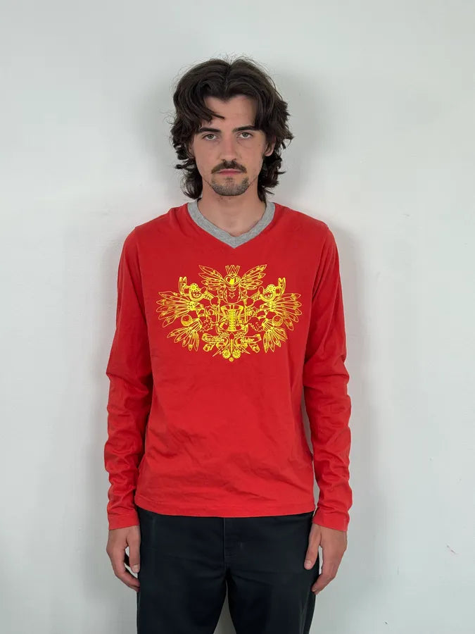 Walter Van Beirendonck Red Eagle Longsleeve mUmchRh 1