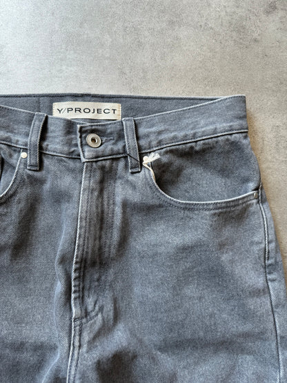 Y/Project Grey Mini Cowboy Jeans (S) - 6