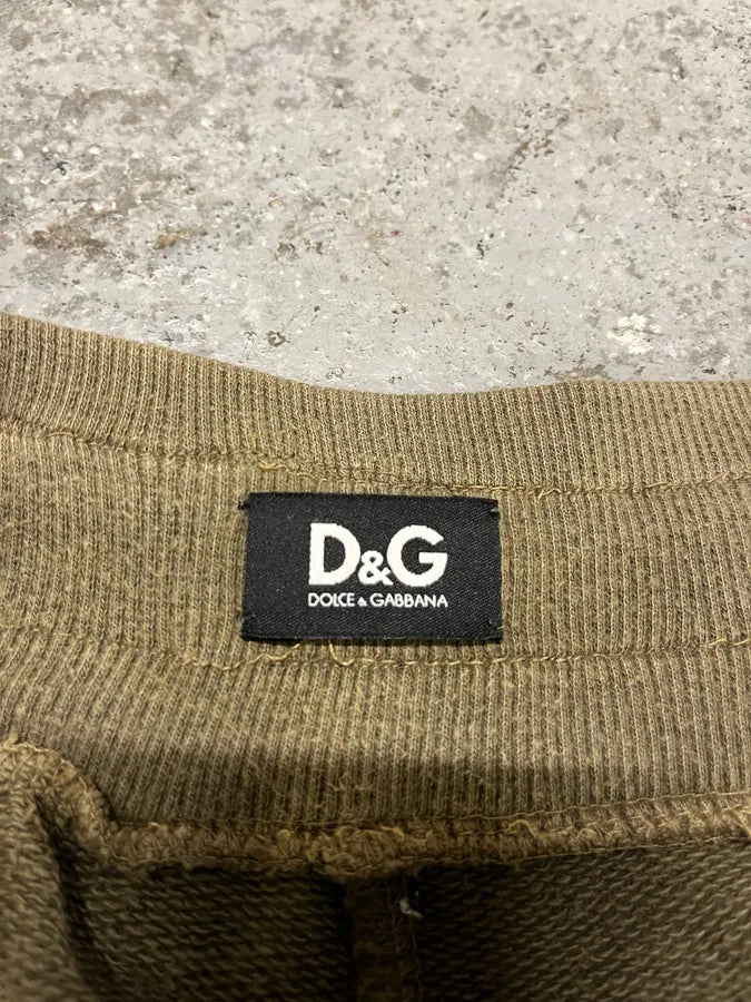 FW2004 Dolce & Gabbana Cargo Olive Multi Pockets Bermuda Short jeRcmWn 8