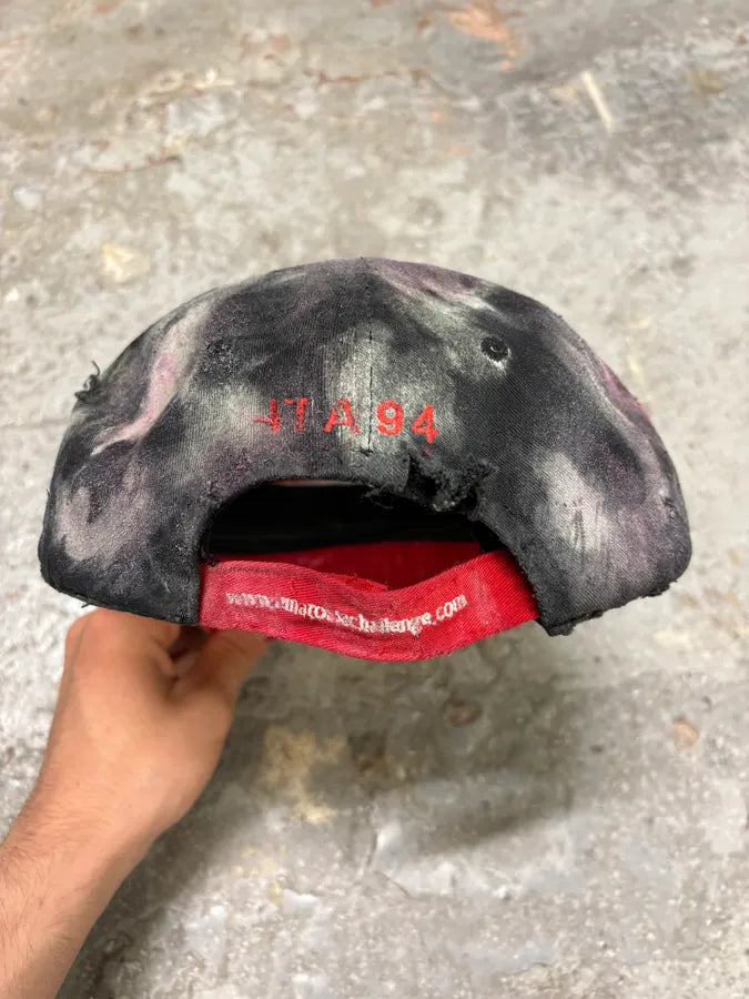 2000s Prada Luna Rossa Graffitti Handmade Cap (M) uzSwSRJ 6