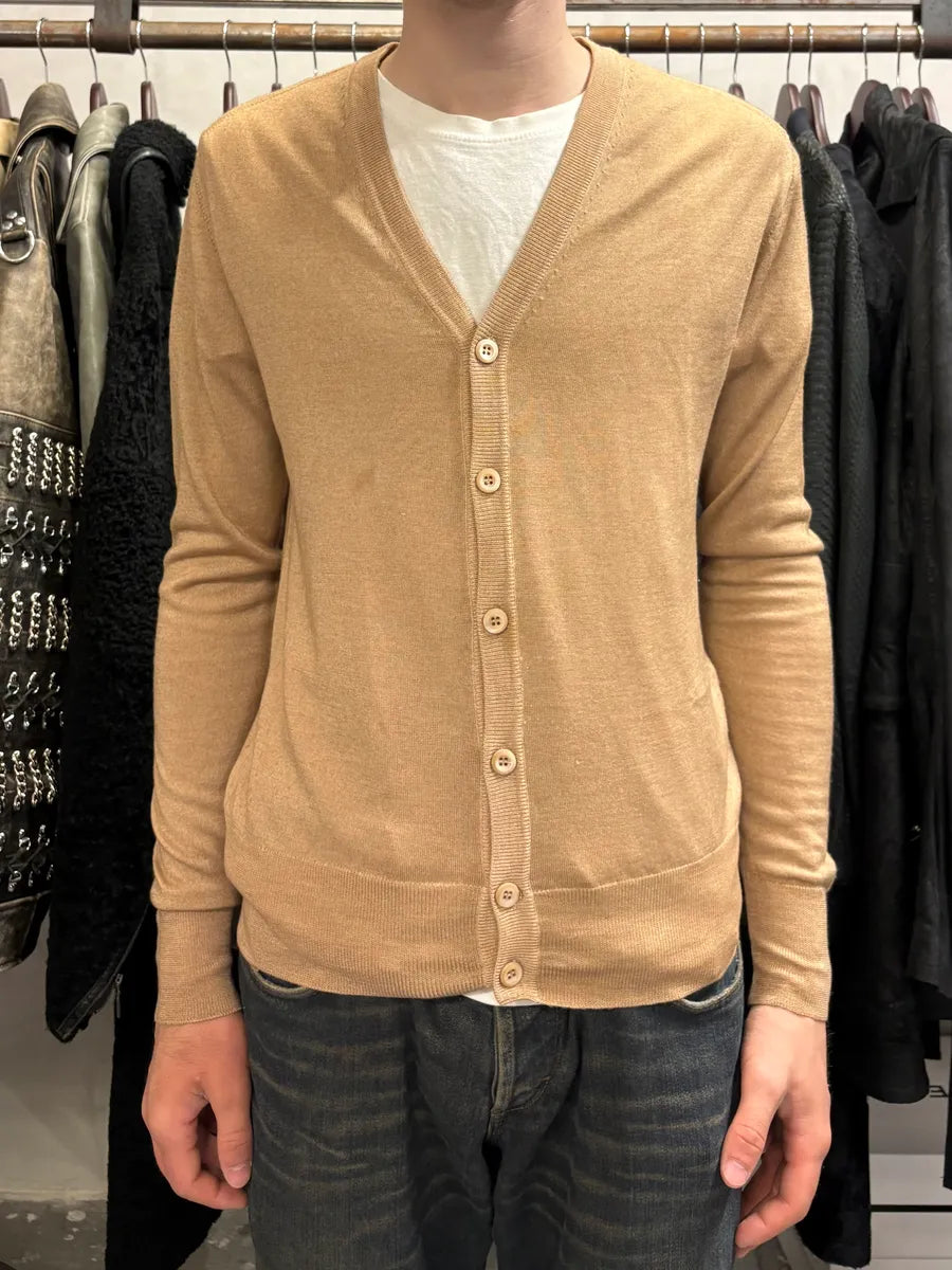 AW2011 Prada Camel Wool & Silk Cardigan XMseHUy 1