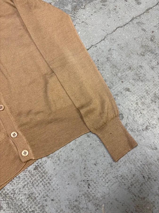 AW2011 Prada Camel Wool & Silk Cardigan XMseHUy 6