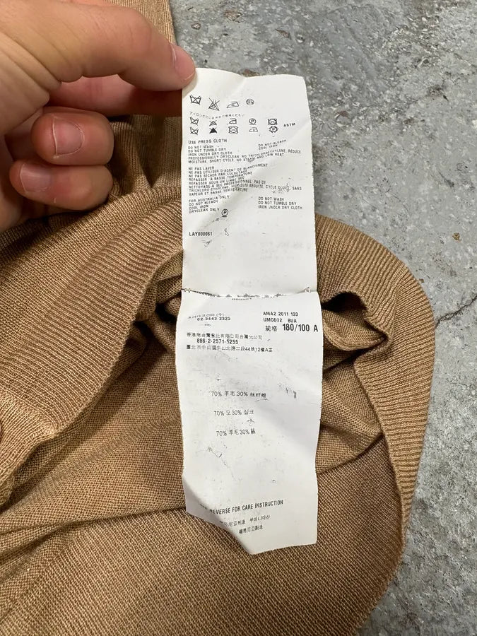 AW2011 Prada Camel Wool & Silk Cardigan (S) XMseHUy 10