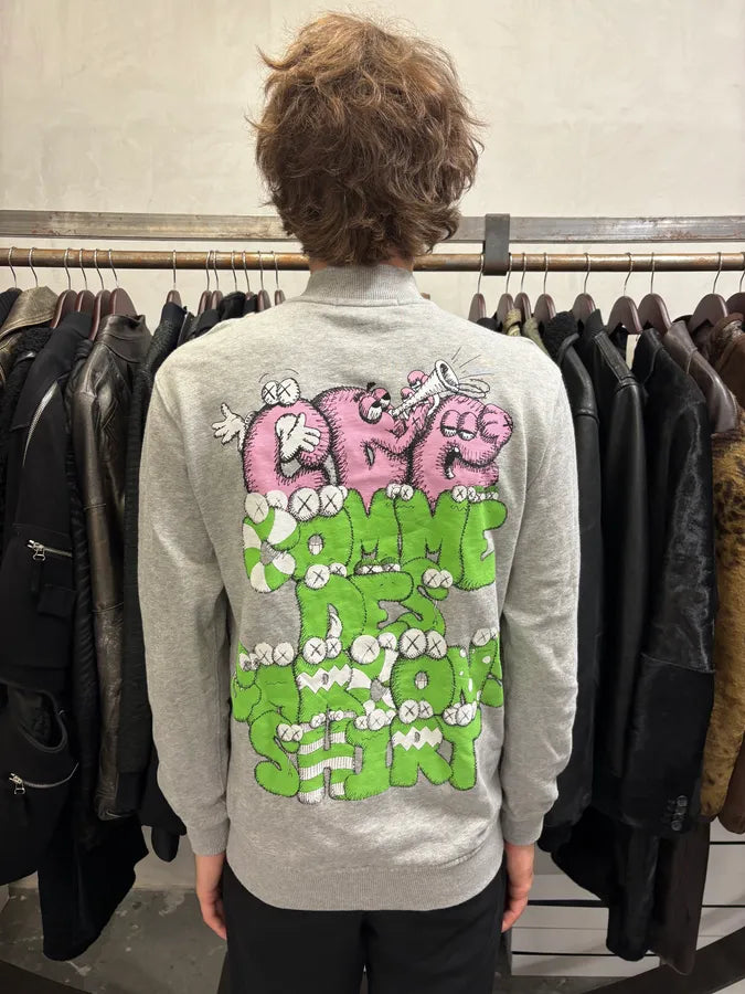 Comme des Garçons Kaws Tag Zip-up Sweater TKEbBVo 2