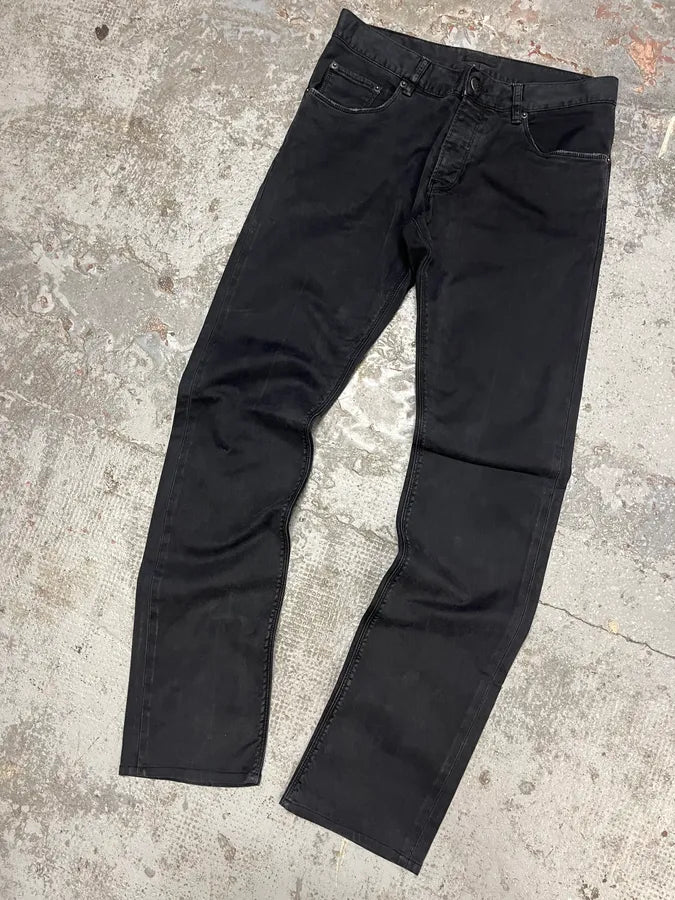 2000s Prada Black Straight Pants (S) KqaZAvK 4