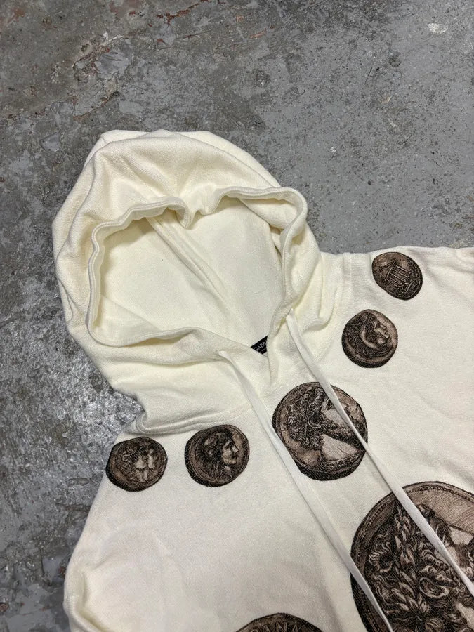 SS2014 Dolce & Gabbana White Coin Hoodie APjzwUB 4