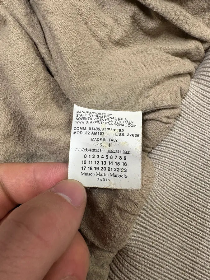 Maison Martin Margiela MM6 Beige Duffle Coat Hooded Jacket aoftmXR 6