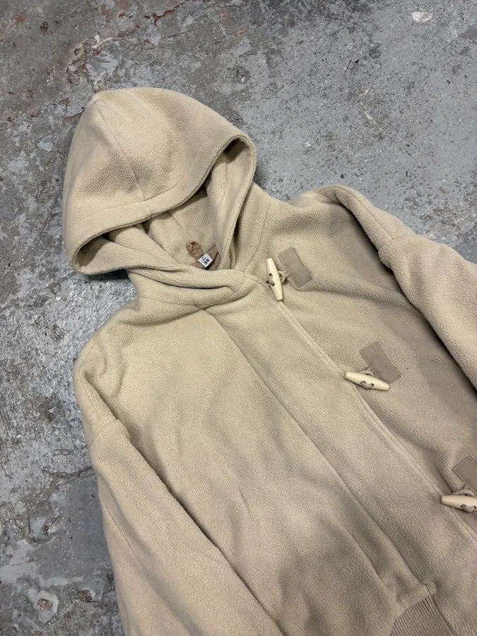 Maison Martin Margiela MM6 Beige Duffle Coat Hooded Jacket aoftmXR 2