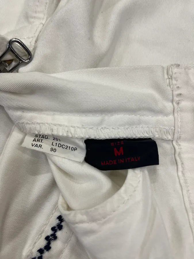 FW2000 Roberto Cavalli White & Navy Signature Pants PUgPaxp 6