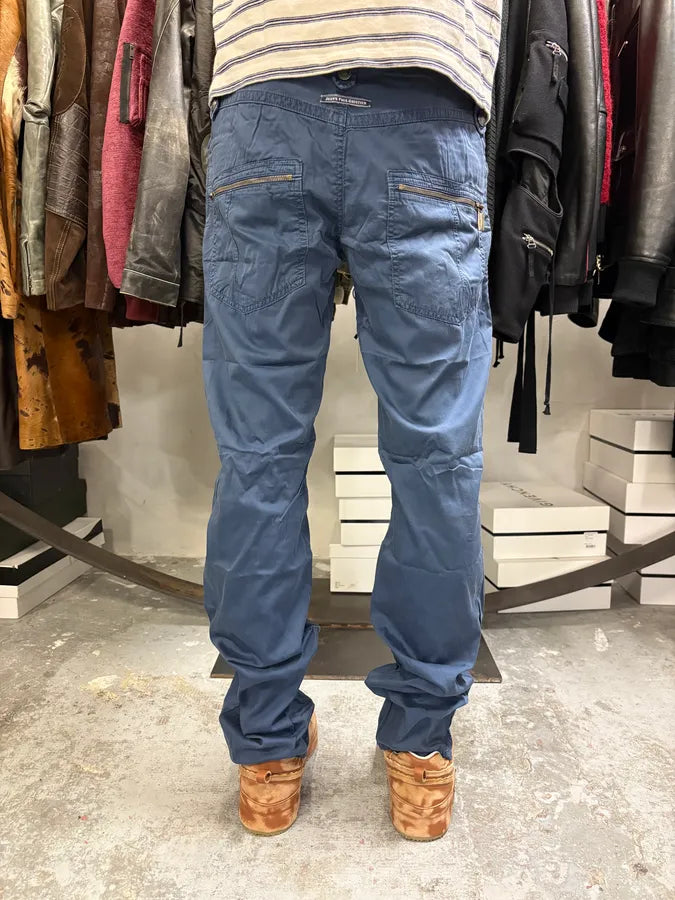 2000s Jean Paul Gaultier Blue Royal Cozy Pants CLexVLj 1