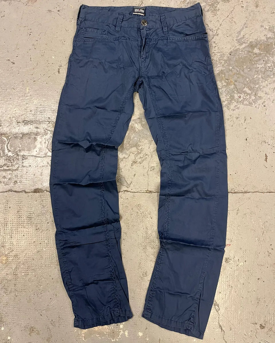 2000s Jean Paul Gaultier Blue Royal Cozy Pants CLexVLj 3