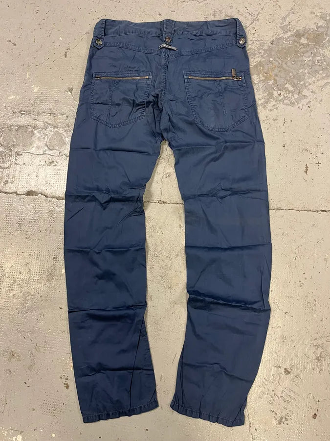 2000s Jean Paul Gaultier Blue Royal Cozy Pants CLexVLj 6